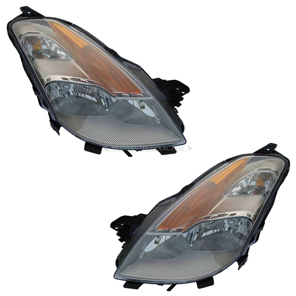 2009 Nissan Altima Headlight Assembly Pair