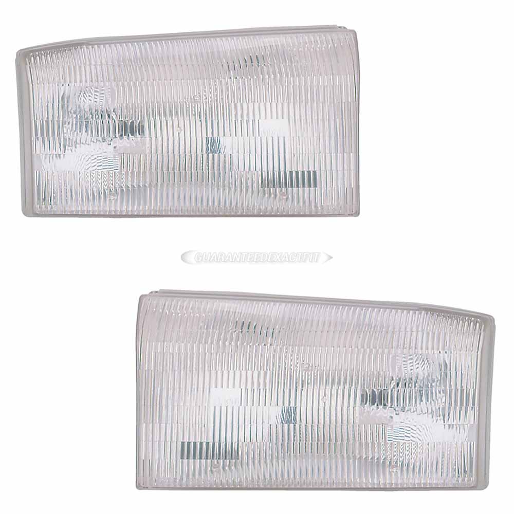 2000 Ford F-450 Super Duty Headlight Assembly Pair