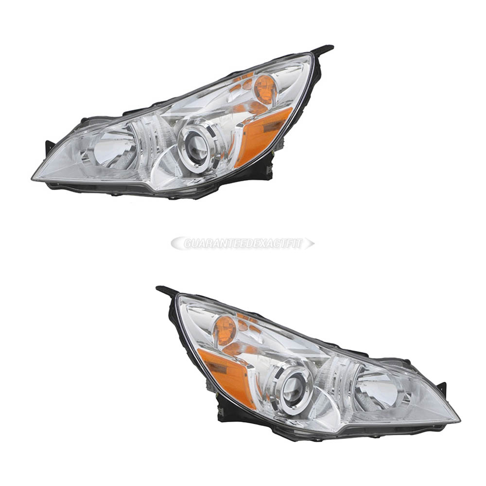 2011 Subaru Outback Headlight Assembly Pair