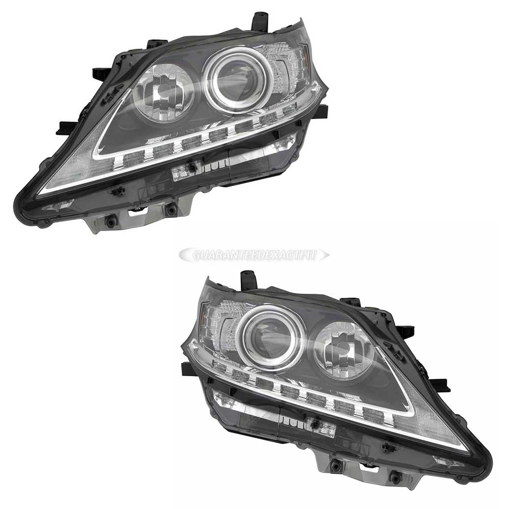 2013 Lexus RX350 Headlight Assembly Pair