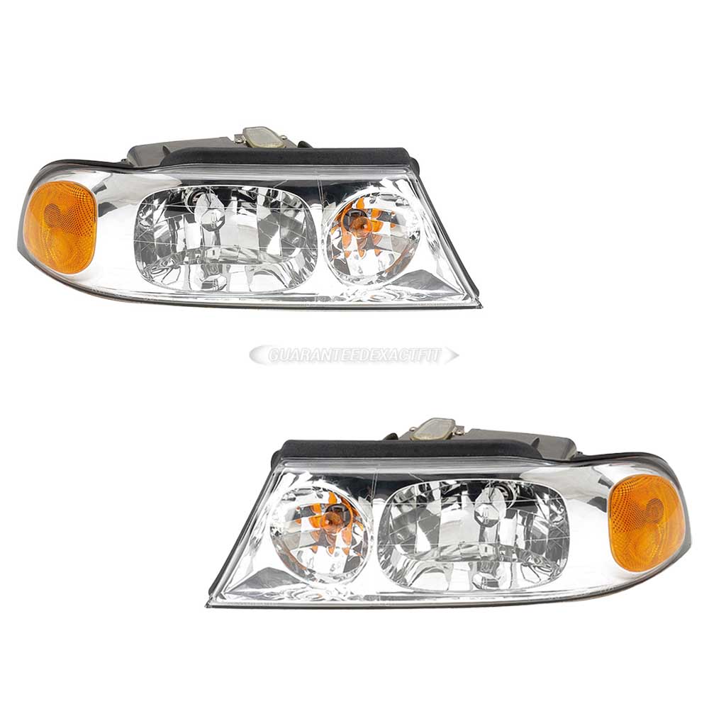 1999 Lincoln Navigator Headlight Assembly Pair