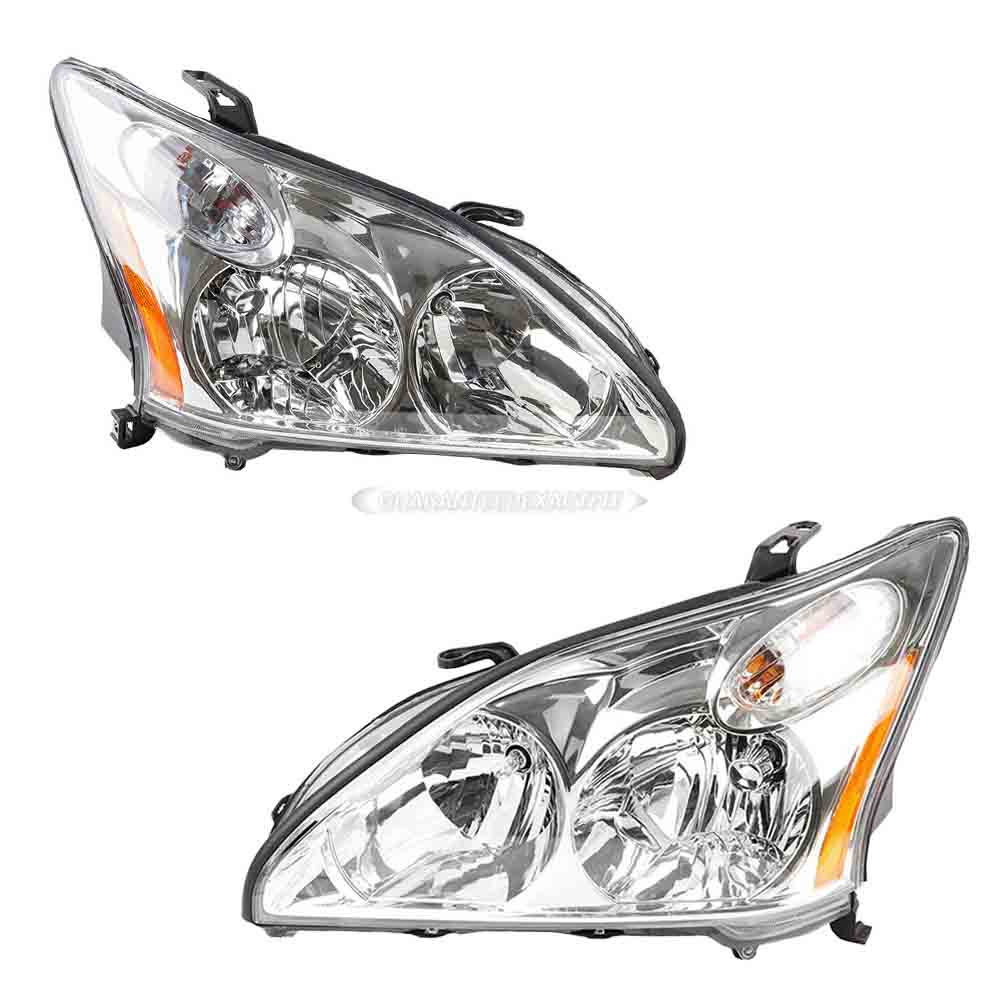2007 Lexus RX350 Headlight Assembly Pair