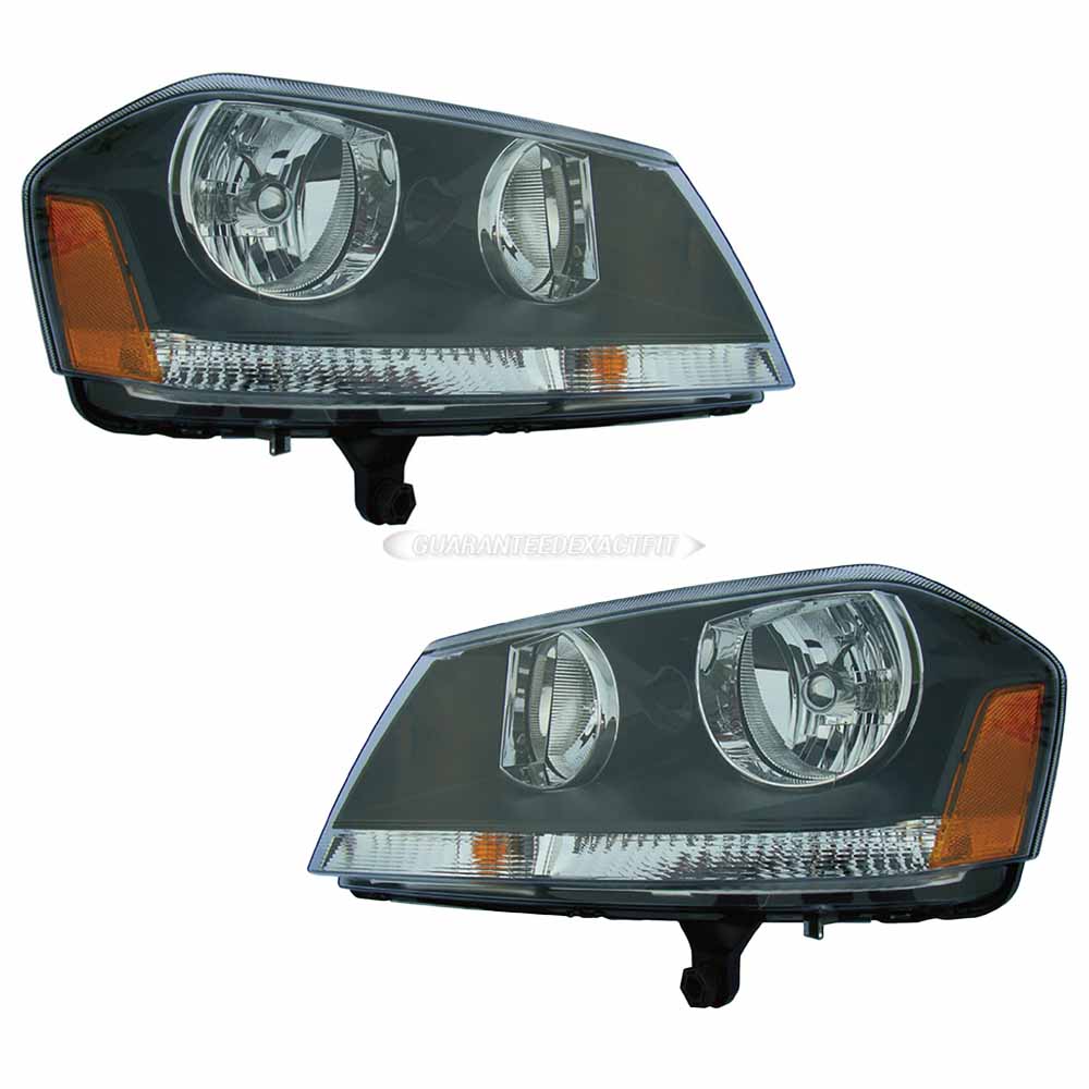 2012 Dodge Avenger Headlight Assembly Pair