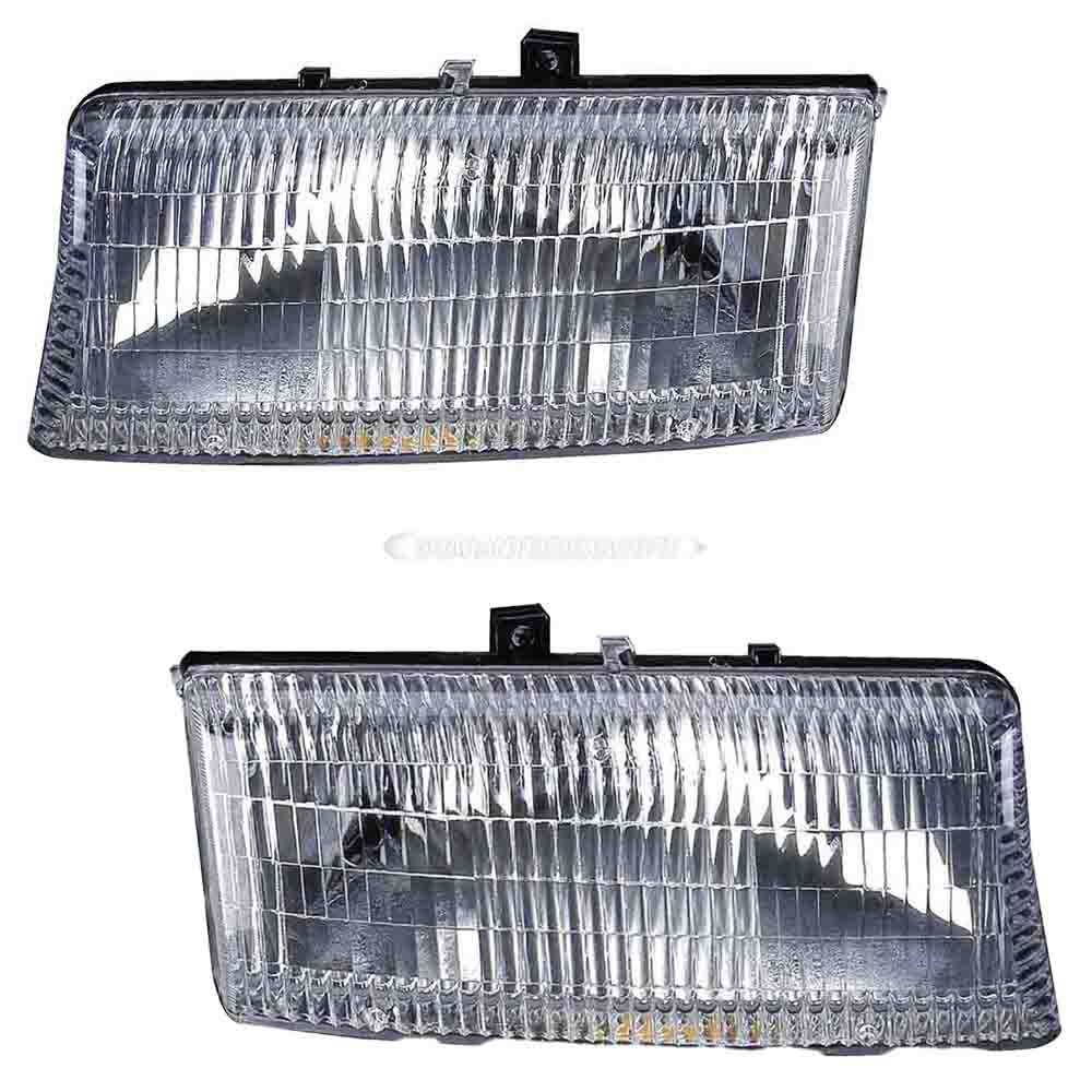2000 Dodge Durango Headlight Assembly Pair