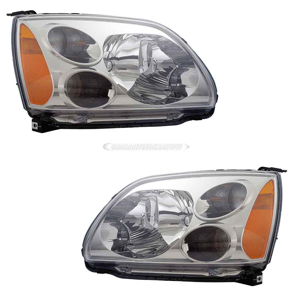 2007 Mitsubishi Galant Headlight Assembly Pair