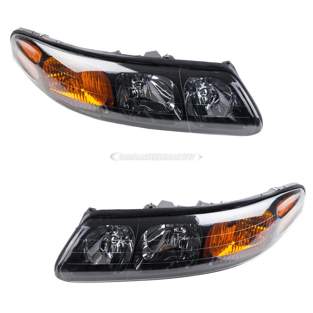 2000 Pontiac Bonneville Headlight Assembly Pair