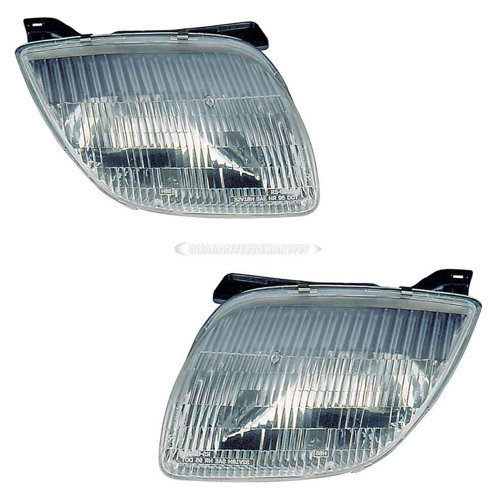 2000 Pontiac Sunfire Headlight Assembly Pair