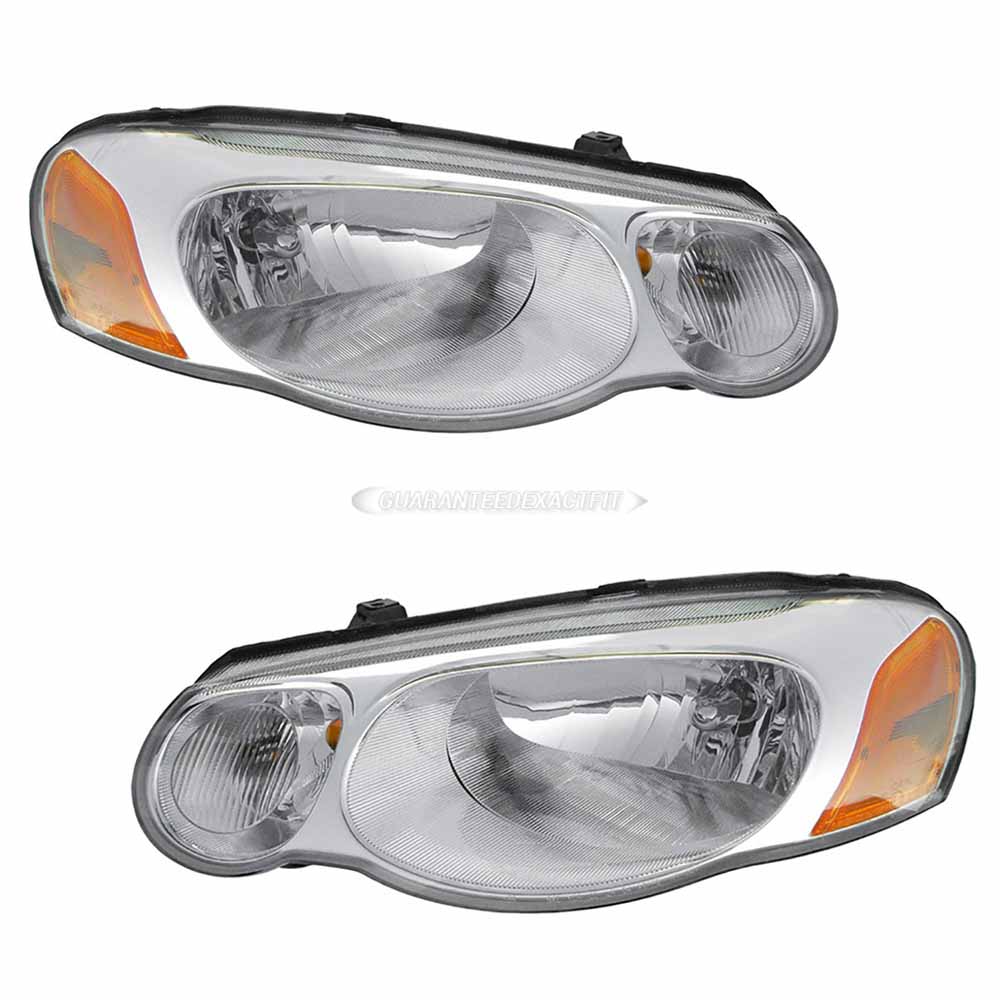 2004 Chrysler Sebring Headlight Assembly Pair