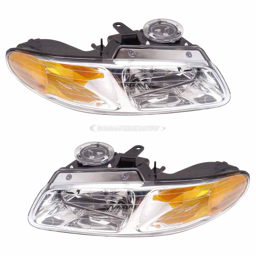 2000 Dodge Grand Caravan Headlight Assembly Pair