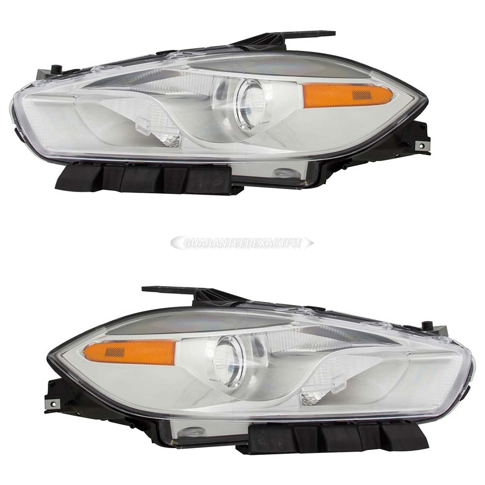 2014 Dodge Dart Headlight Assembly Pair