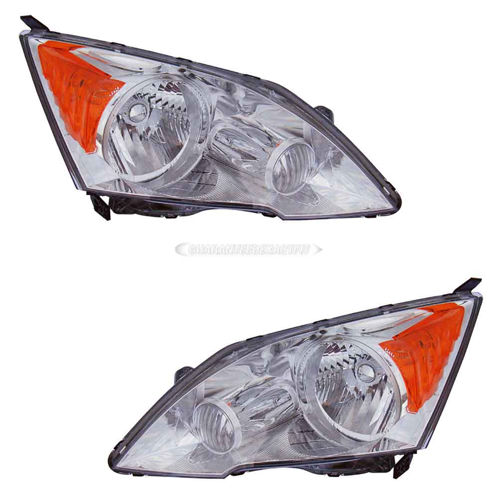 2009 Honda CR-V Headlight Assembly Pair