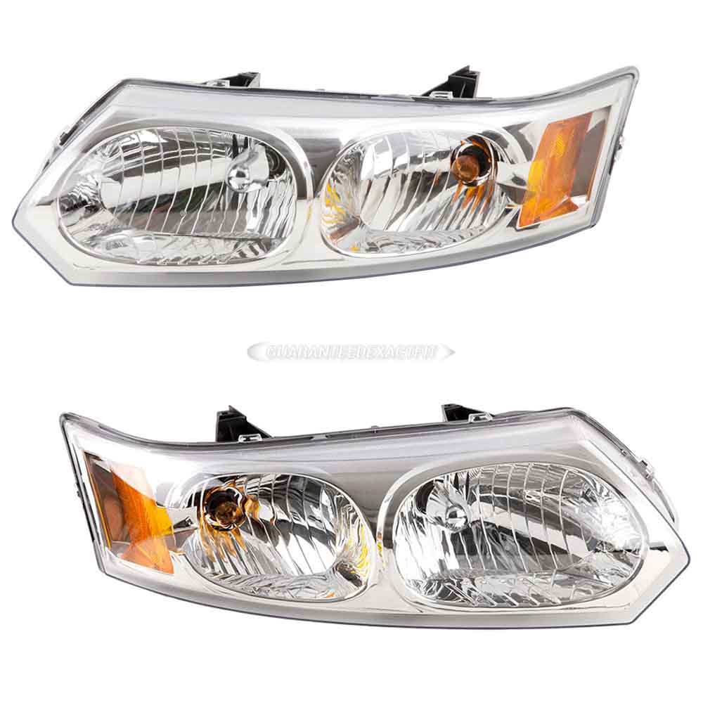 2007 Saturn Ion Headlight Assembly Pair