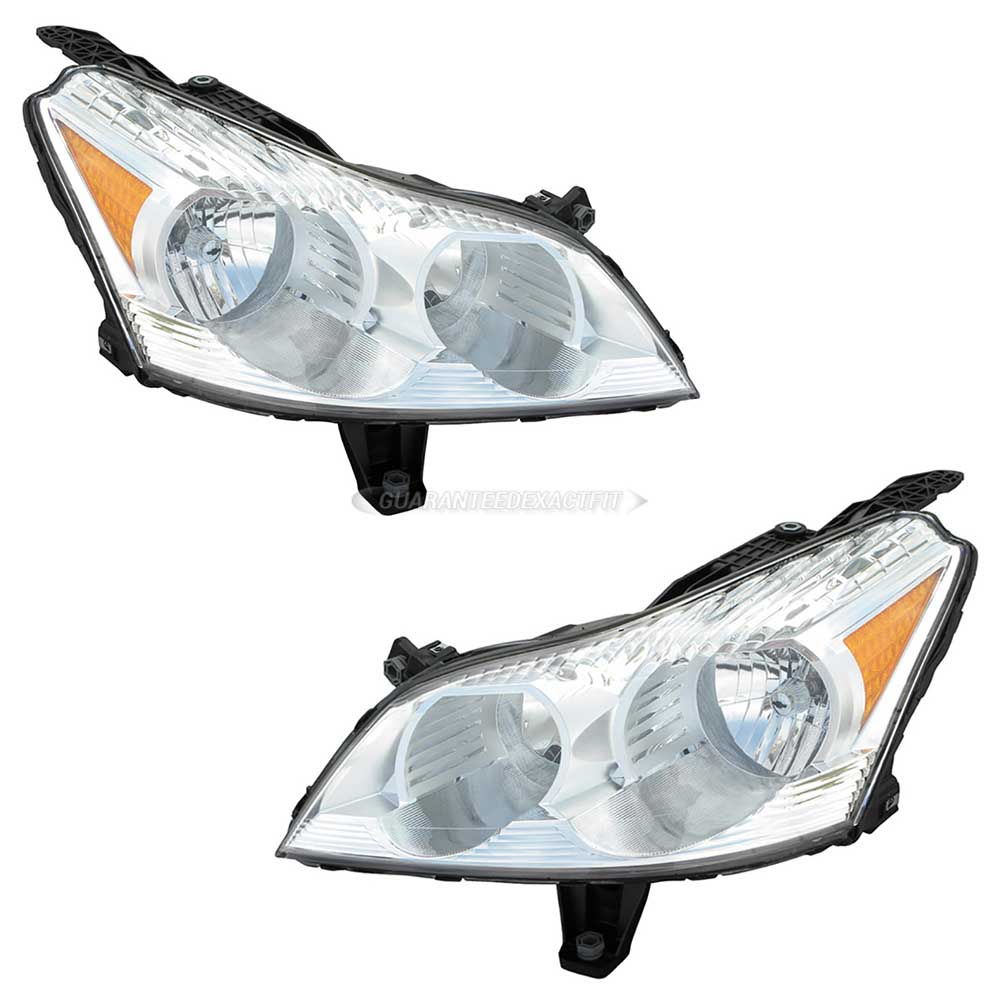 2012 Chevrolet Traverse Headlight Assembly Pair