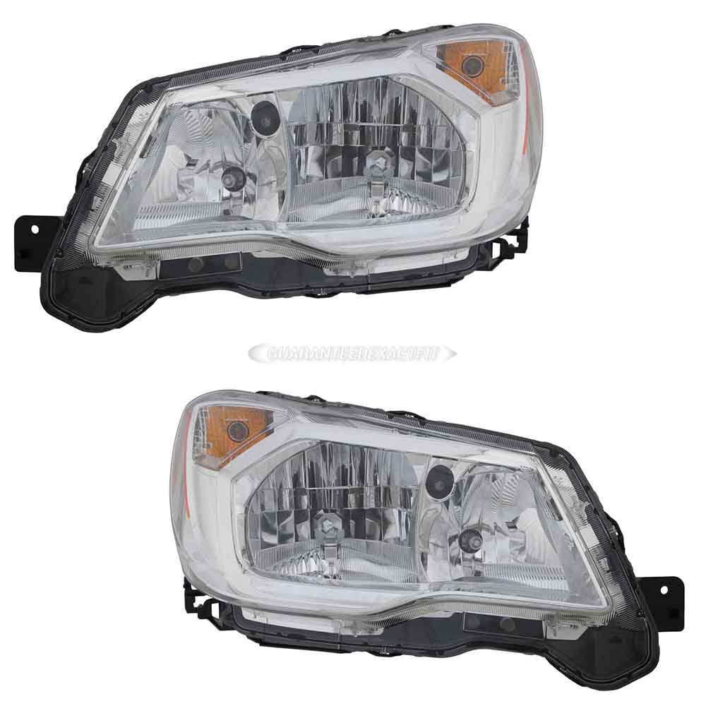 2016 Subaru Forester Headlight Assembly Pair