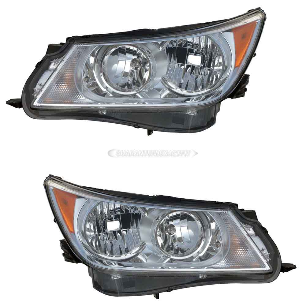 2012 Buick LaCrosse Headlight Assembly Pair