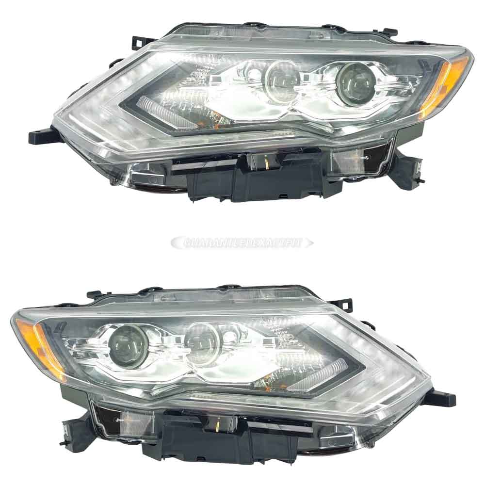 2020 Nissan Rogue Headlight Assembly Pair