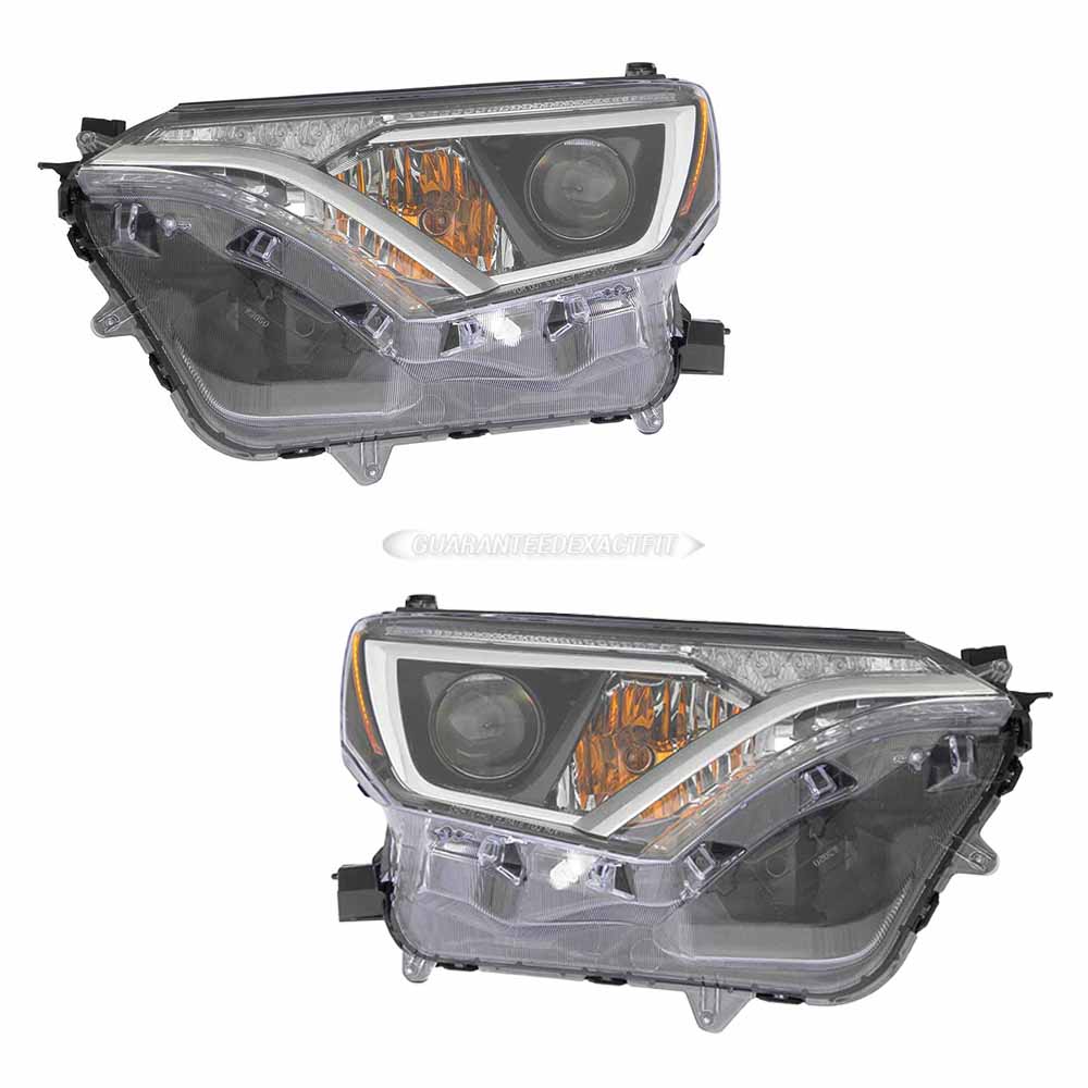 2017 Toyota RAV4 Headlight Assembly Pair