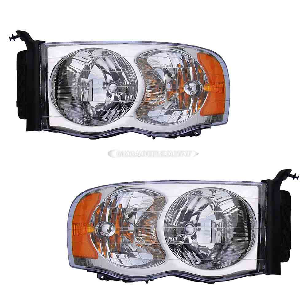 2004 Dodge Ram Trucks Headlight Assembly Pair