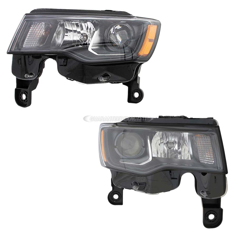 2017 Jeep Grand Cherokee Headlight Assembly Pair