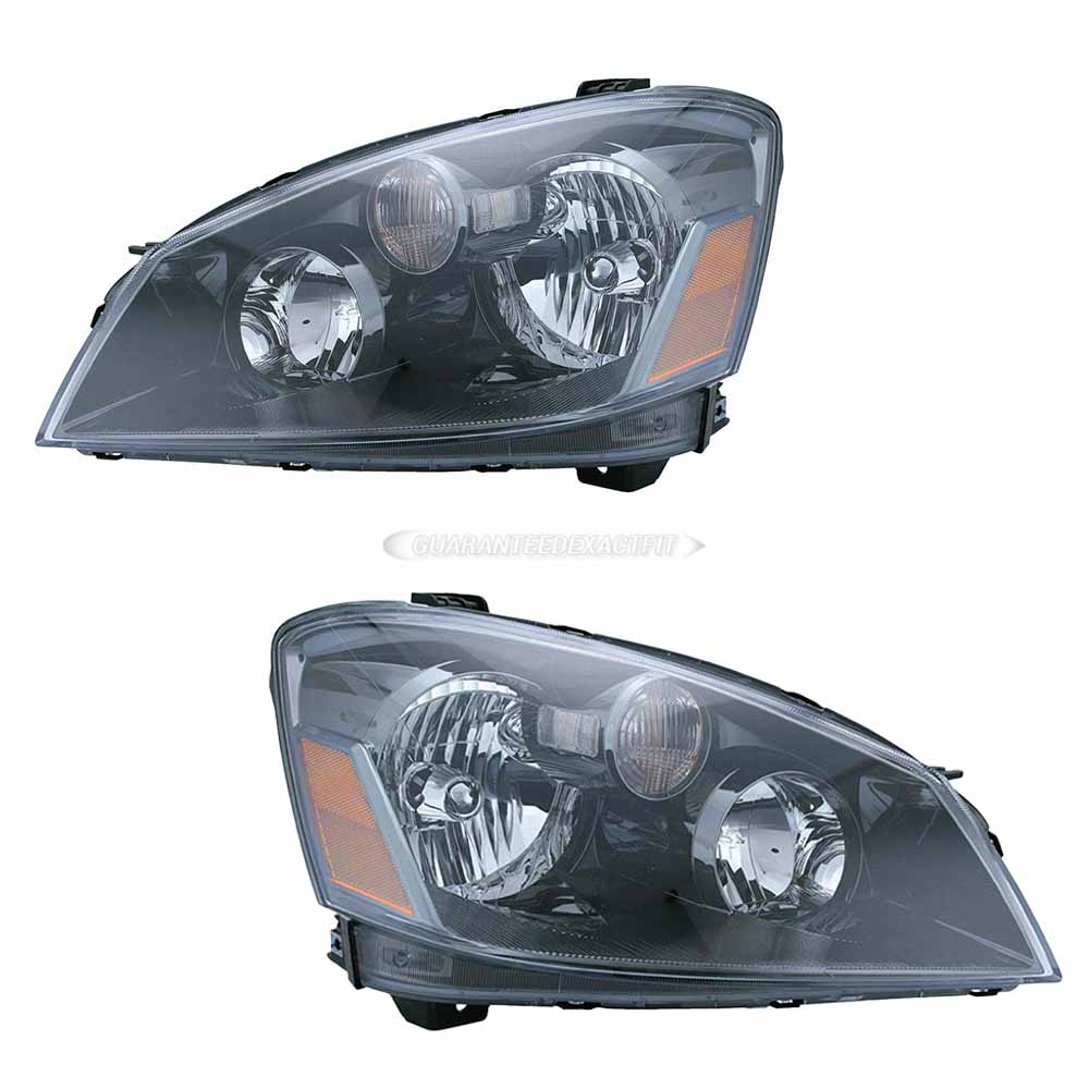 2005 Nissan Altima Headlight Assembly Pair