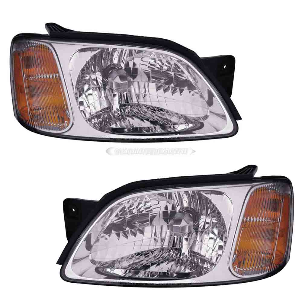 2003 Subaru Baja Headlight Assembly Pair