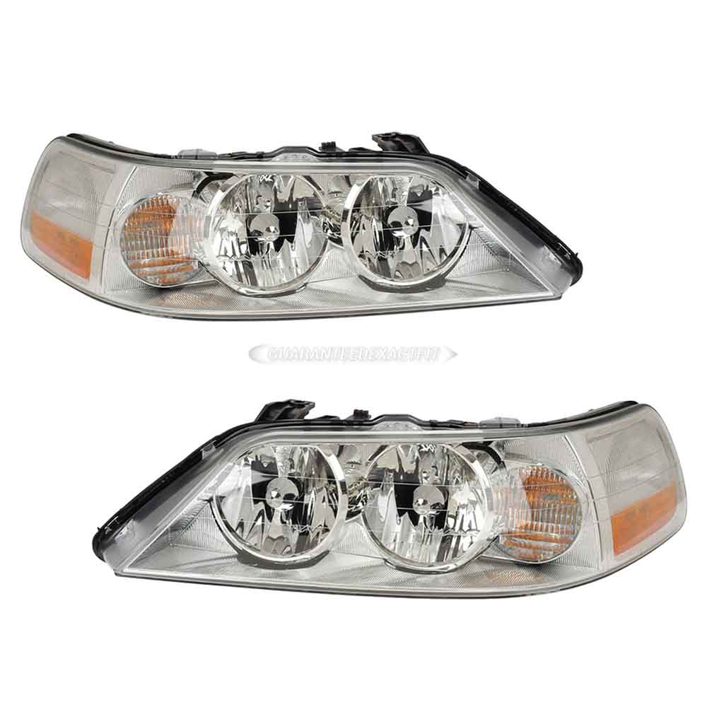 2007 Lincoln Town Car Headlight Assembly Pair