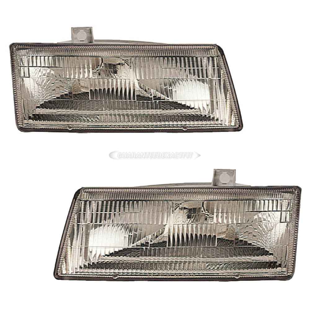1995 Dodge Caravan Headlight Assembly Pair