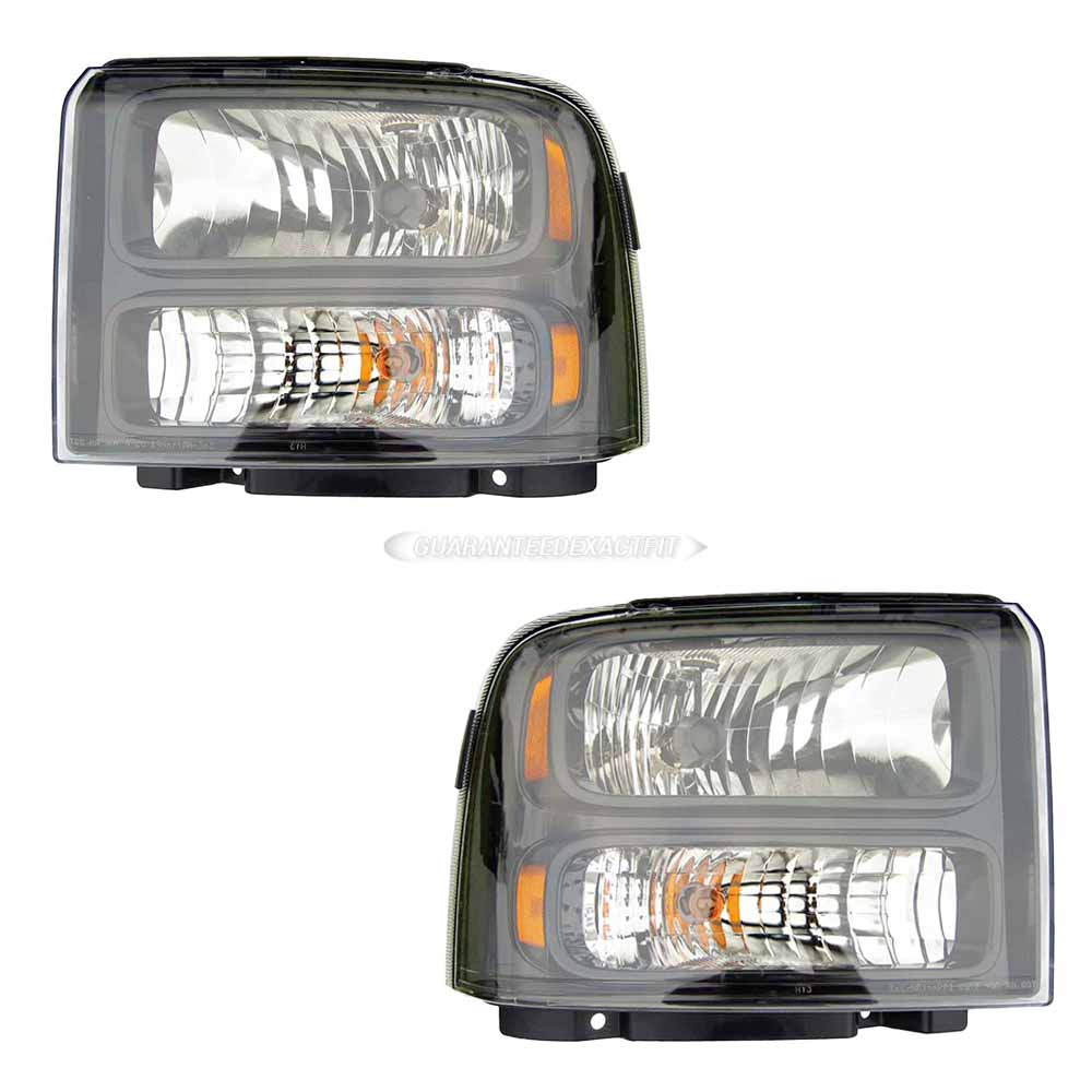 2005 Ford Excursion Headlight Assembly Pair