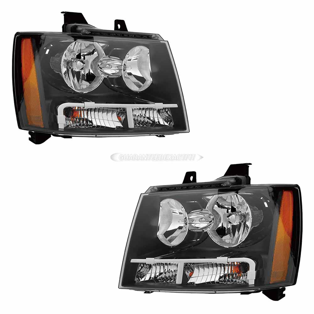 2012 Chevrolet Avalanche Headlight Assembly Pair