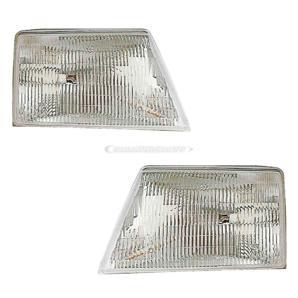 1999 Ford Ranger Headlight Assembly Pair