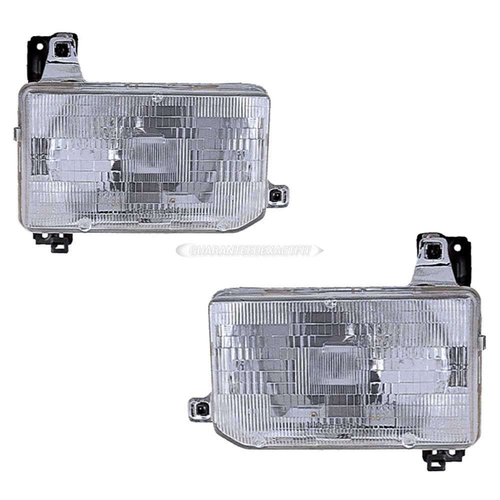 1987 Nissan Pathfinder Headlight Assembly Pair