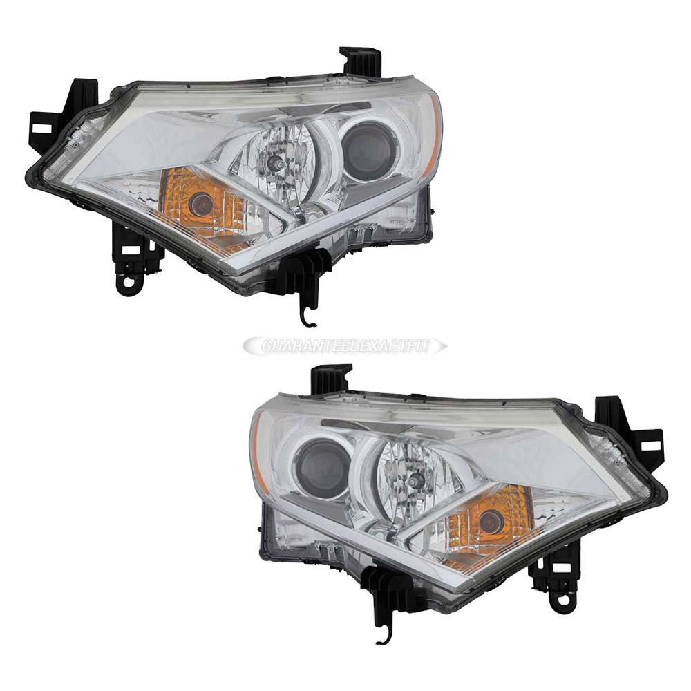 2017 Nissan Quest Headlight Assembly Pair