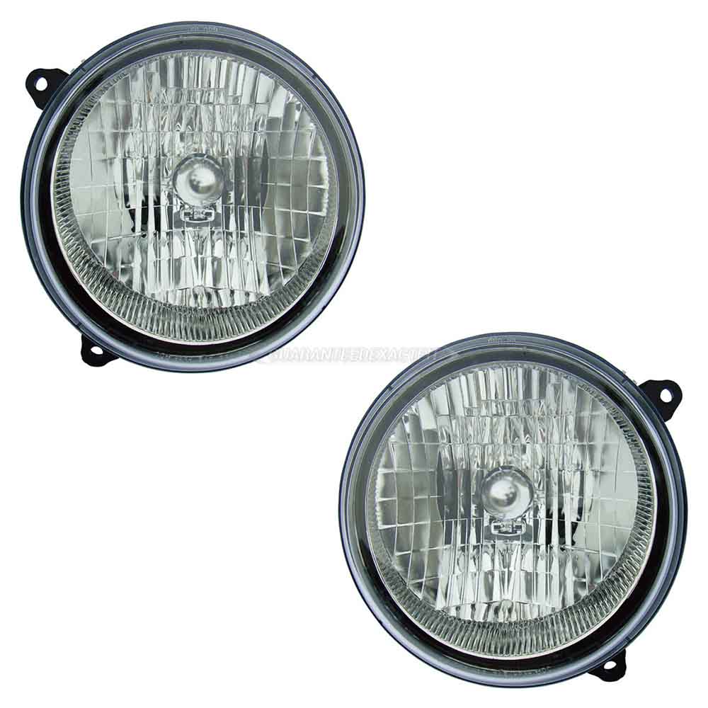 2004 Jeep Liberty Headlight Assembly Pair
