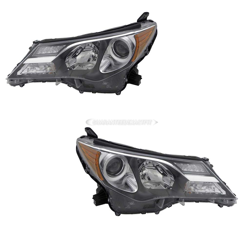 2014 Toyota RAV4 Headlight Assembly Pair