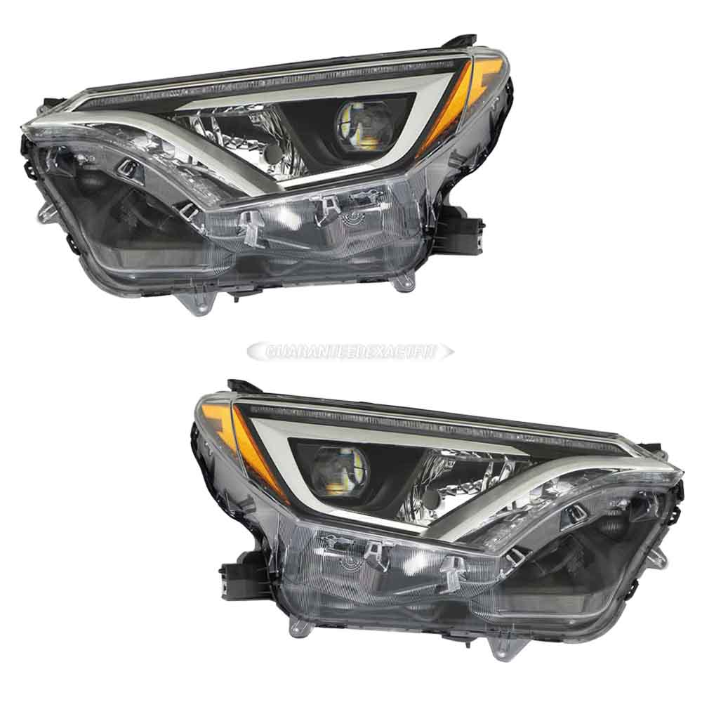 2017 Toyota RAV4 Headlight Assembly Pair