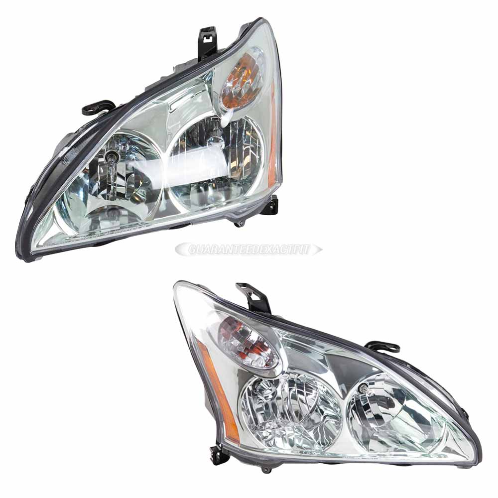 2007 Lexus RX350 Headlight Assembly Pair
