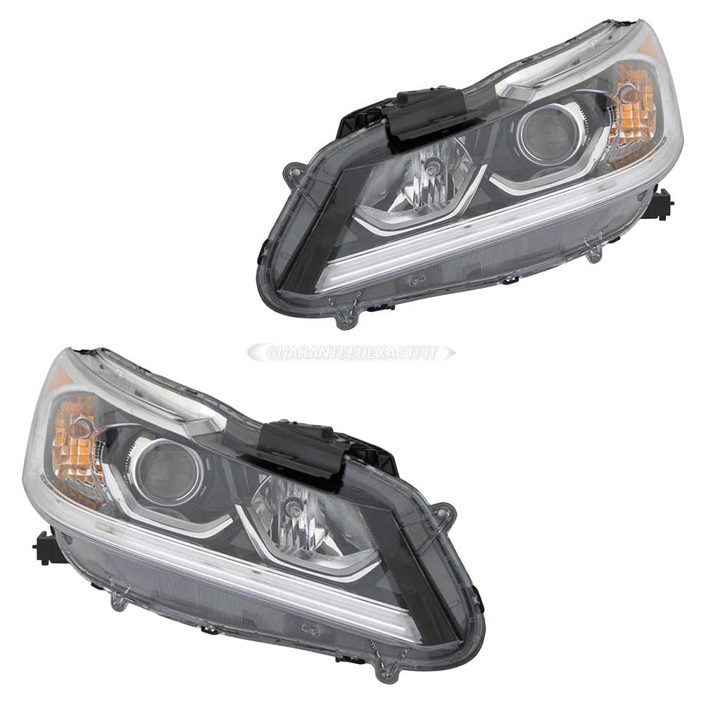 2017 Honda Accord Headlight Assembly Pair