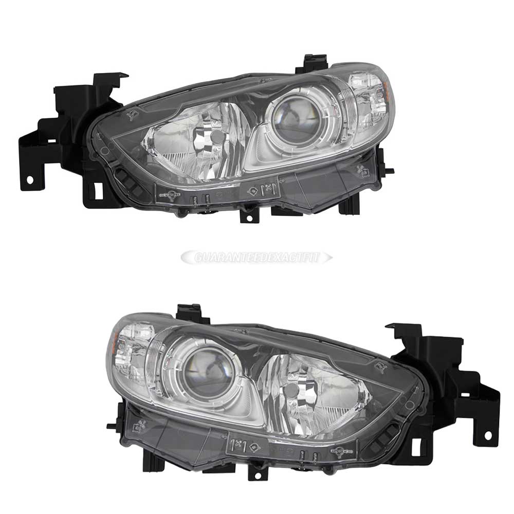 2014 Mazda 6 Headlight Assembly Pair