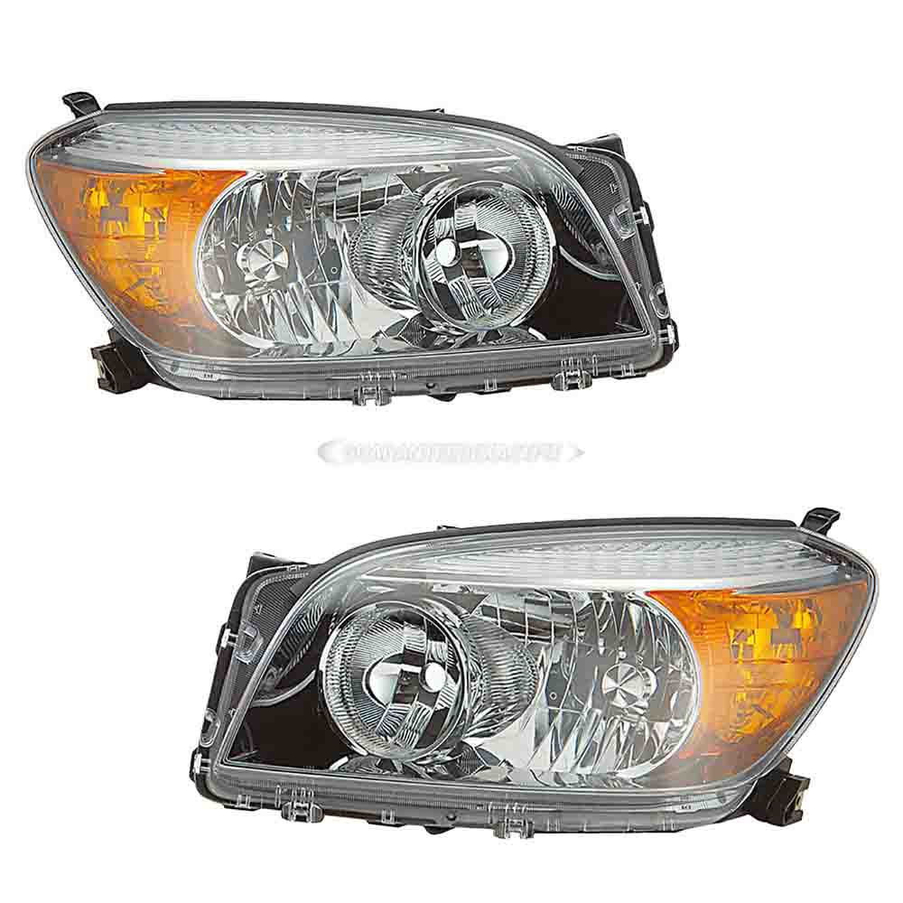 2007 Toyota RAV4 Headlight Assembly Pair
