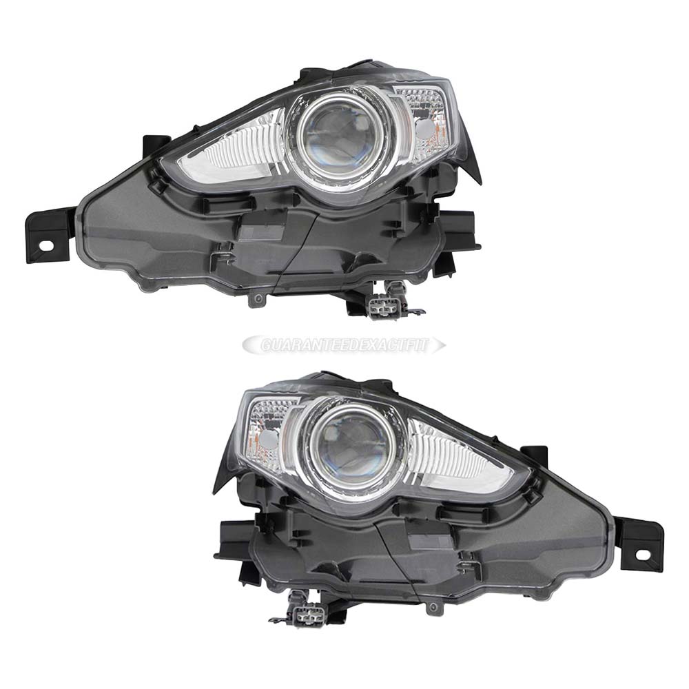 2016 Lexus IS350 Headlight Assembly Pair