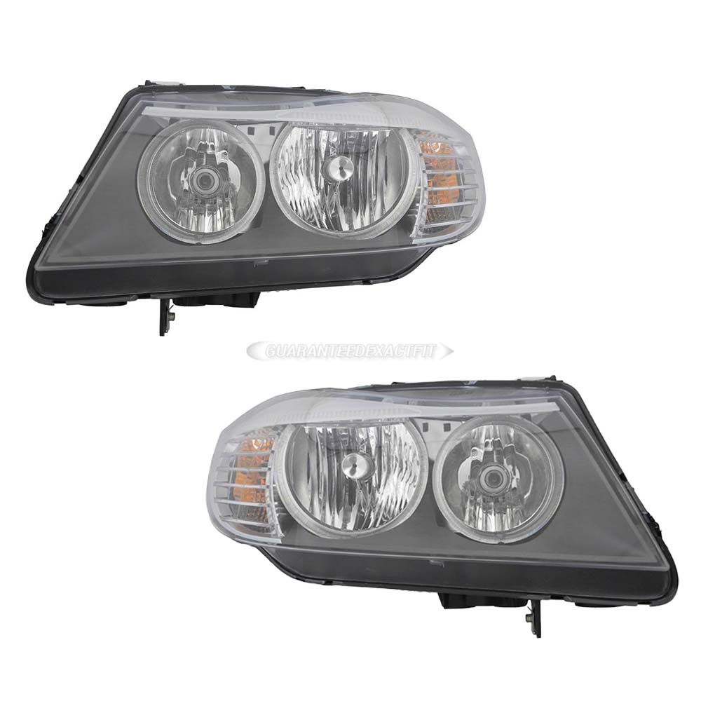 2009 Bmw 335d Headlight Assembly Pair
