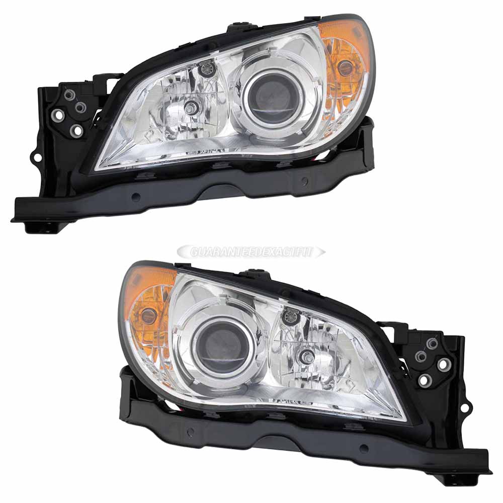 2007 Subaru Impreza Headlight Assembly Pair