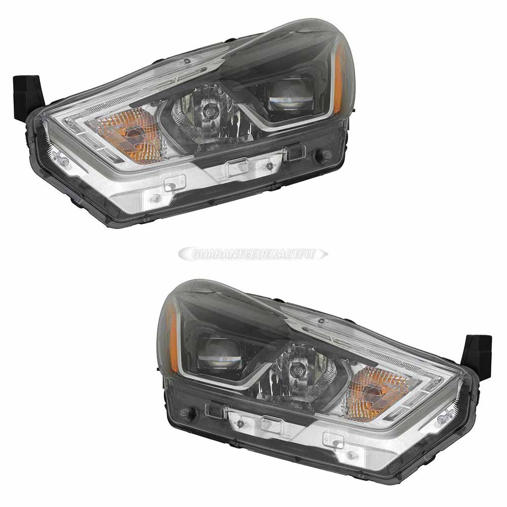 2018 Nissan Kicks Headlight Assembly Pair