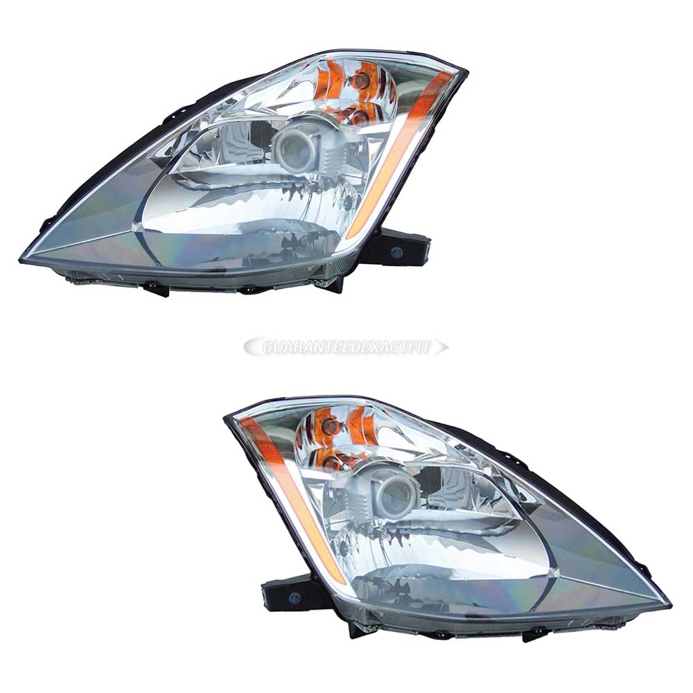 2003 Nissan 350Z Headlight Assembly Pair