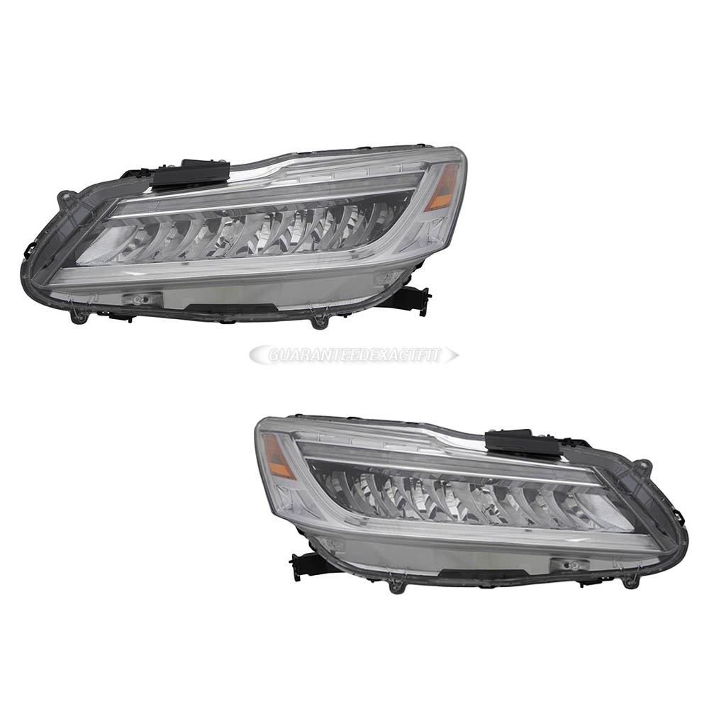 2016 Honda Accord Headlight Assembly Pair