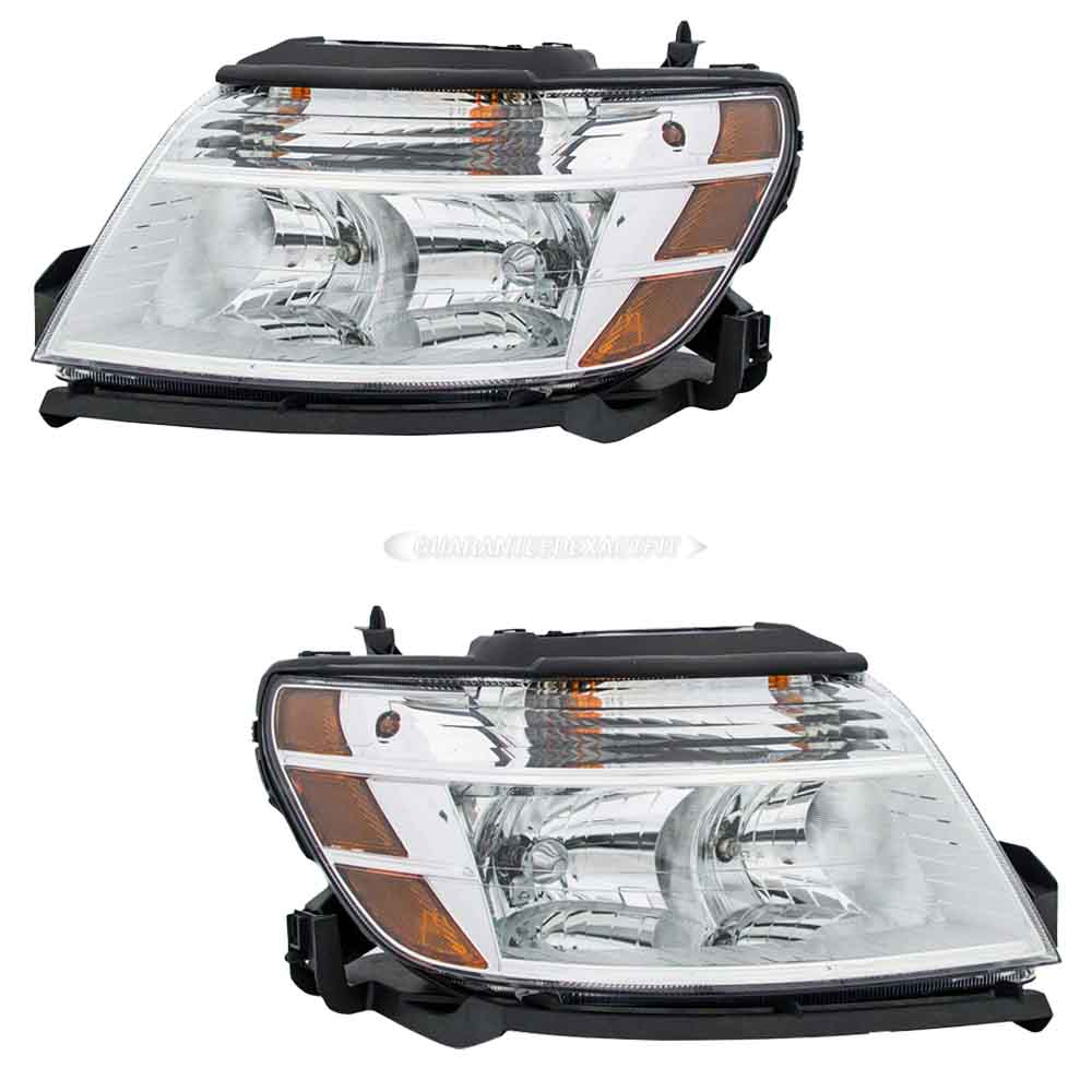 2008 Ford Taurus Headlight Assembly Pair