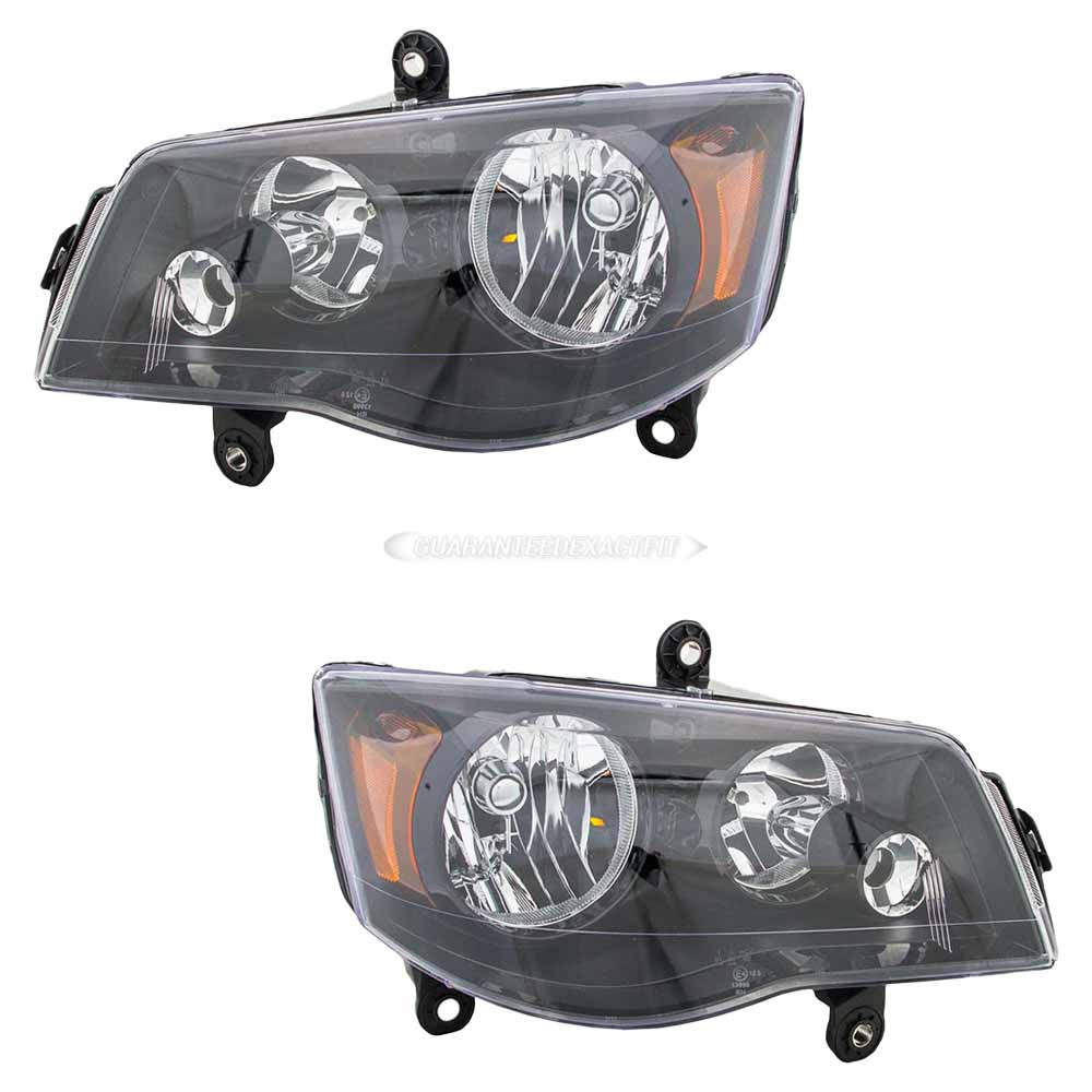 2017 Dodge Grand Caravan Headlight Assembly Pair