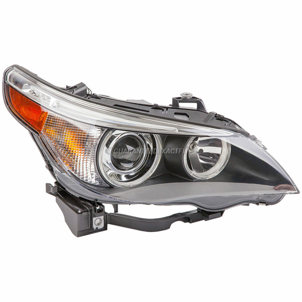 2004 Bmw 545 Headlight Assembly Pair