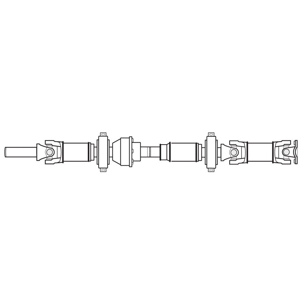 1992 Mitsubishi Expo Driveshaft