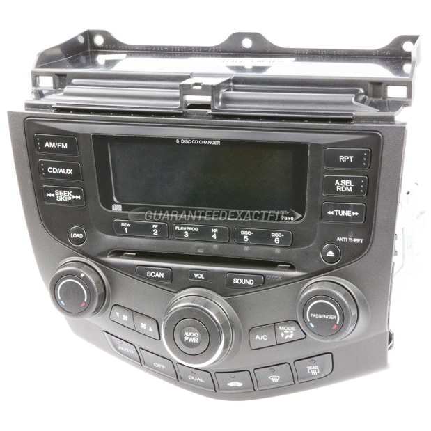2003 Honda Accord Radio or CD Player RadioAMFM6CD with Navigation